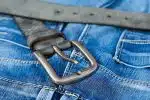 blue jeans, belt, belt buckle