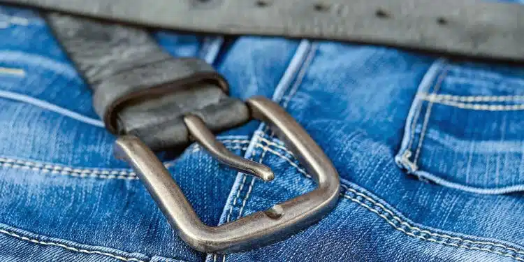 blue jeans, belt, belt buckle