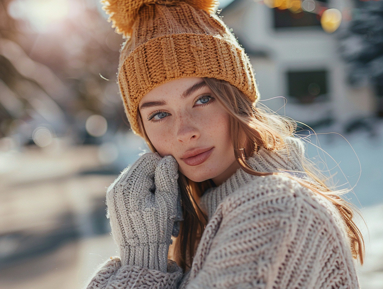 femme hiver