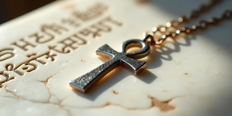 collier croix ankh