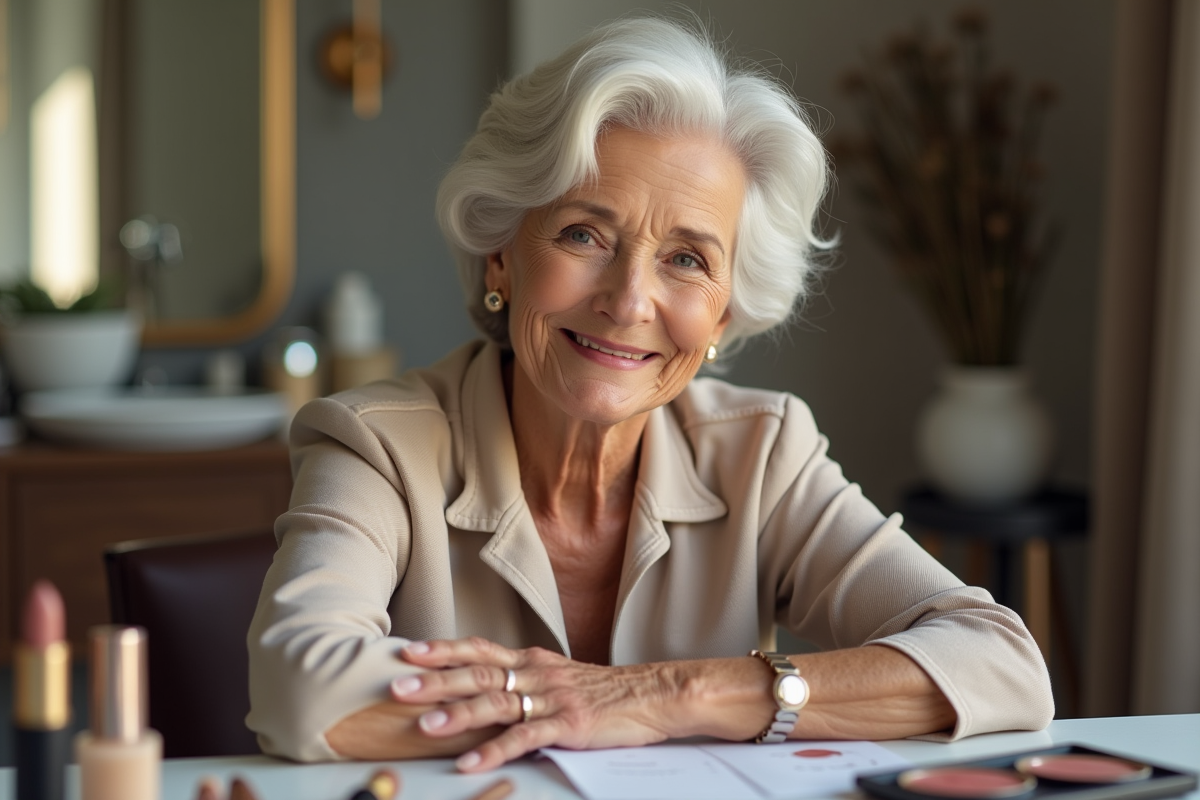 maquillage senior