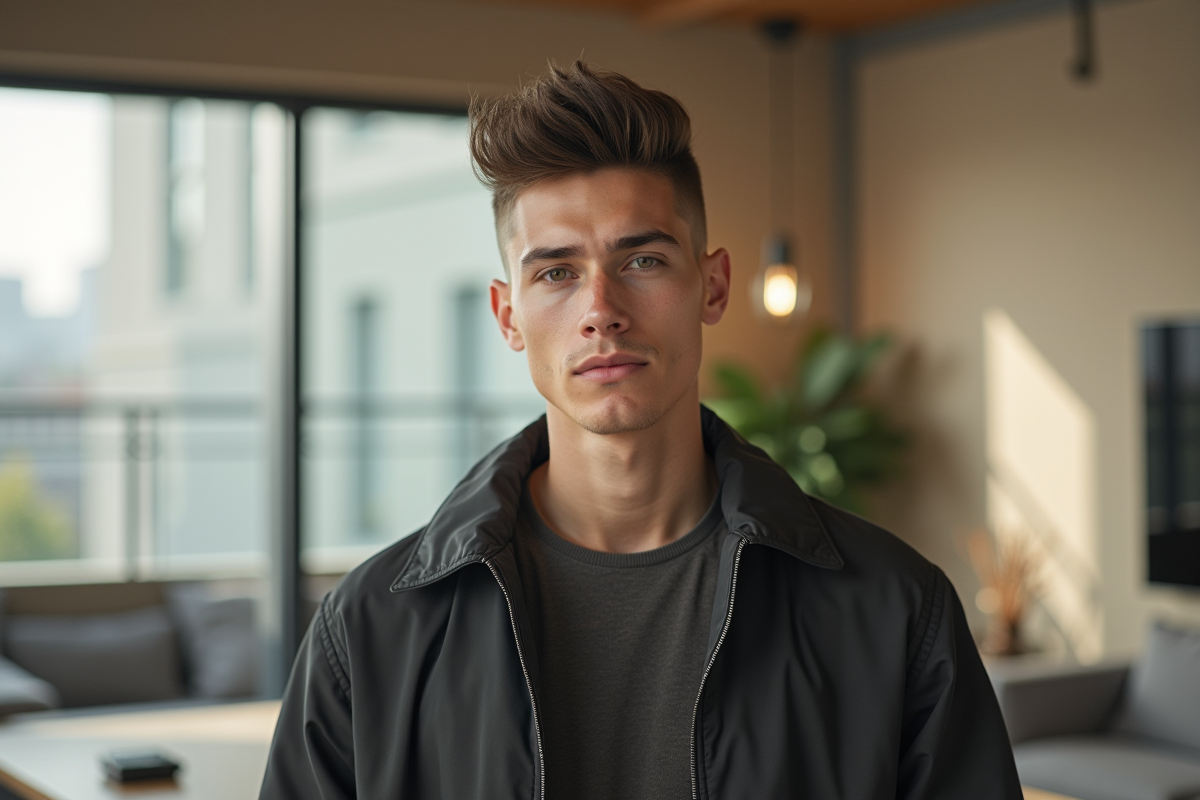 homme dégradé