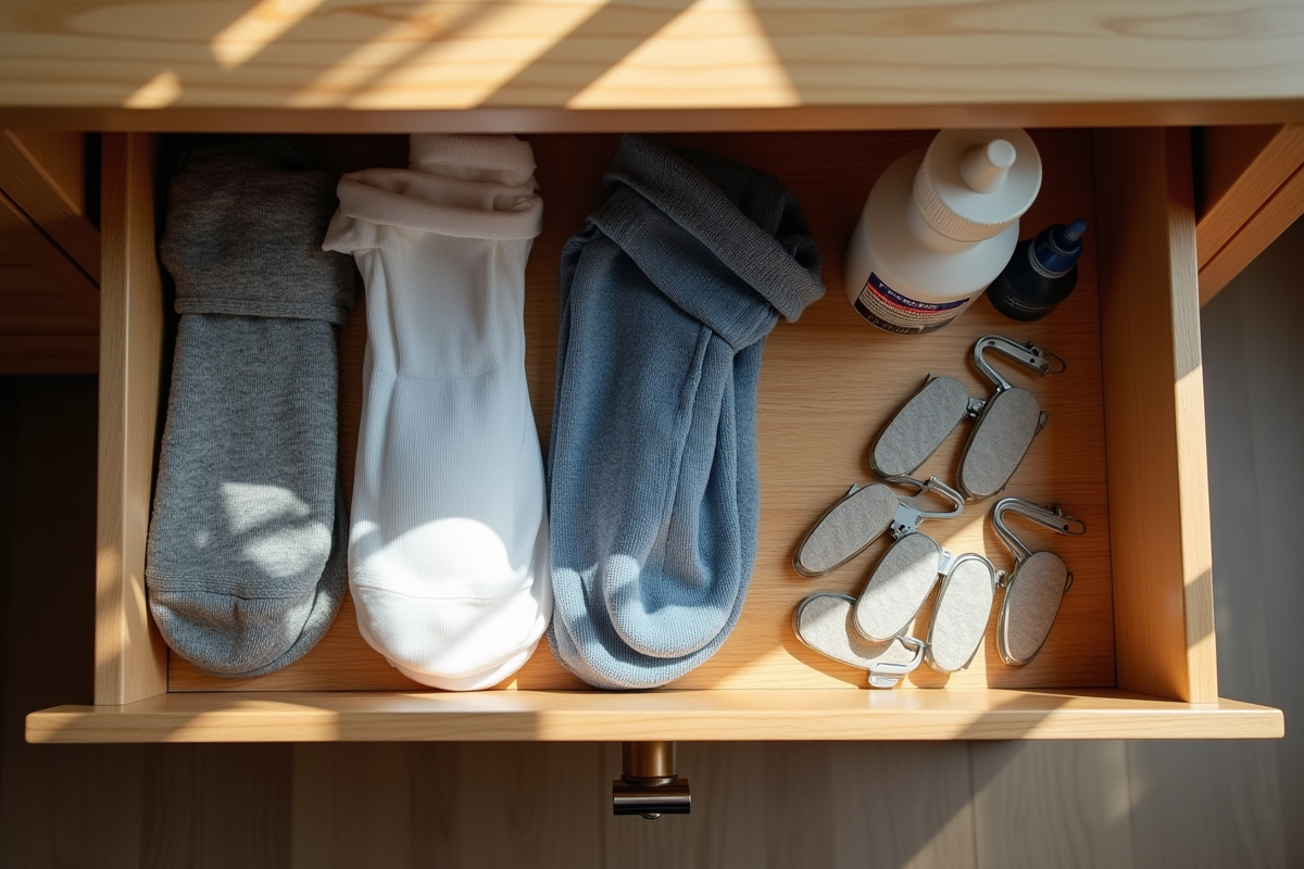 chaussettes antidérapantes